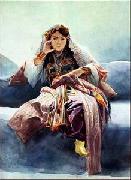 unknow artist Arab or Arabic people and life. Orientalism oil paintings  305 Spain oil painting artist